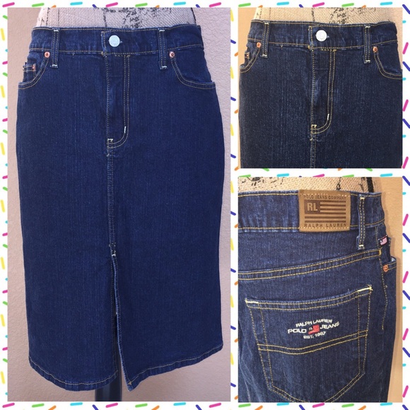 Polo Ralph Lauren Dresses & Skirts - Denim Pencil Skirt